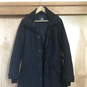 North Face Winter Goose Down Parka Black szS